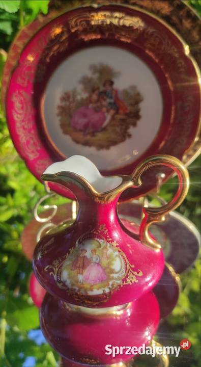 PORCELAINE DE LIMOGES FRANCE Romantyczne scenki Pabianice