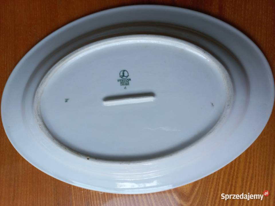 Półmisek PRL porcelana Lubiana Społem nieużywany
