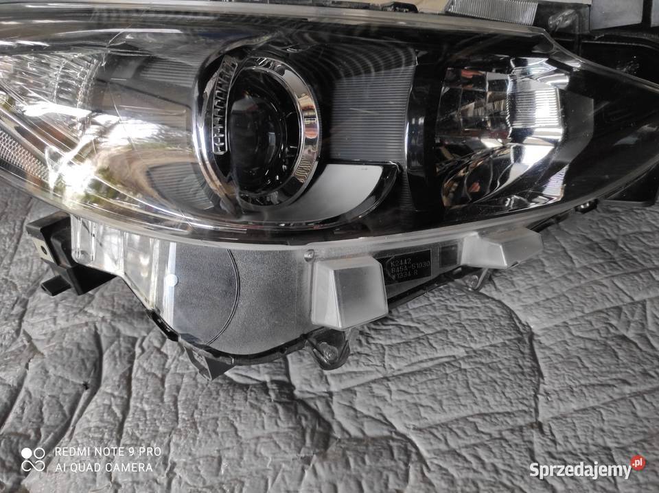 Lampa prawa przednia Mazda CX3 MAZDA 3 Biskupice