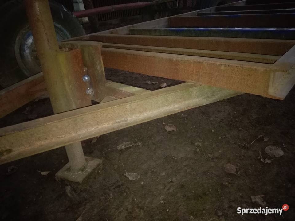 Laweta rolnicza przyczepa do drewna belwciągarka Chmielnik