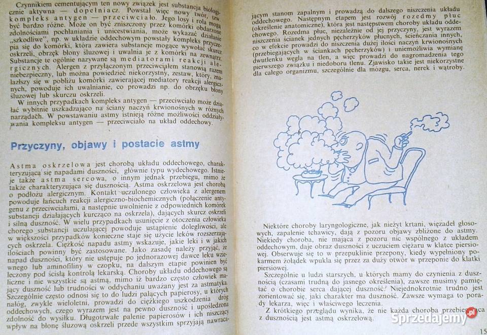 O astmie popularnie W Droszcz M Madalińska sprzedam