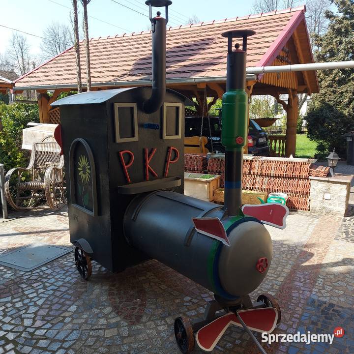 Grill Wędzarnik wzór lokomotywy
