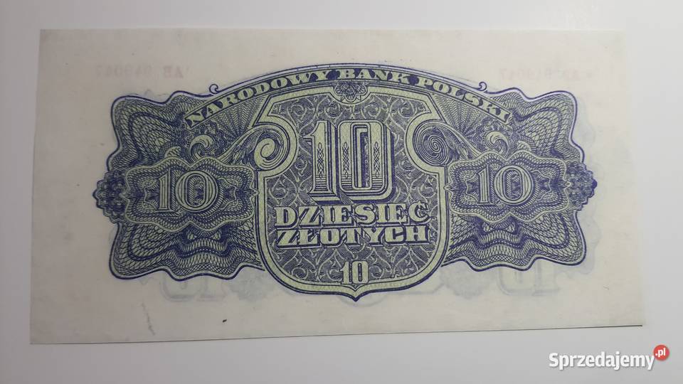 10 złotych 1944 obowiązkowym mazowieckie