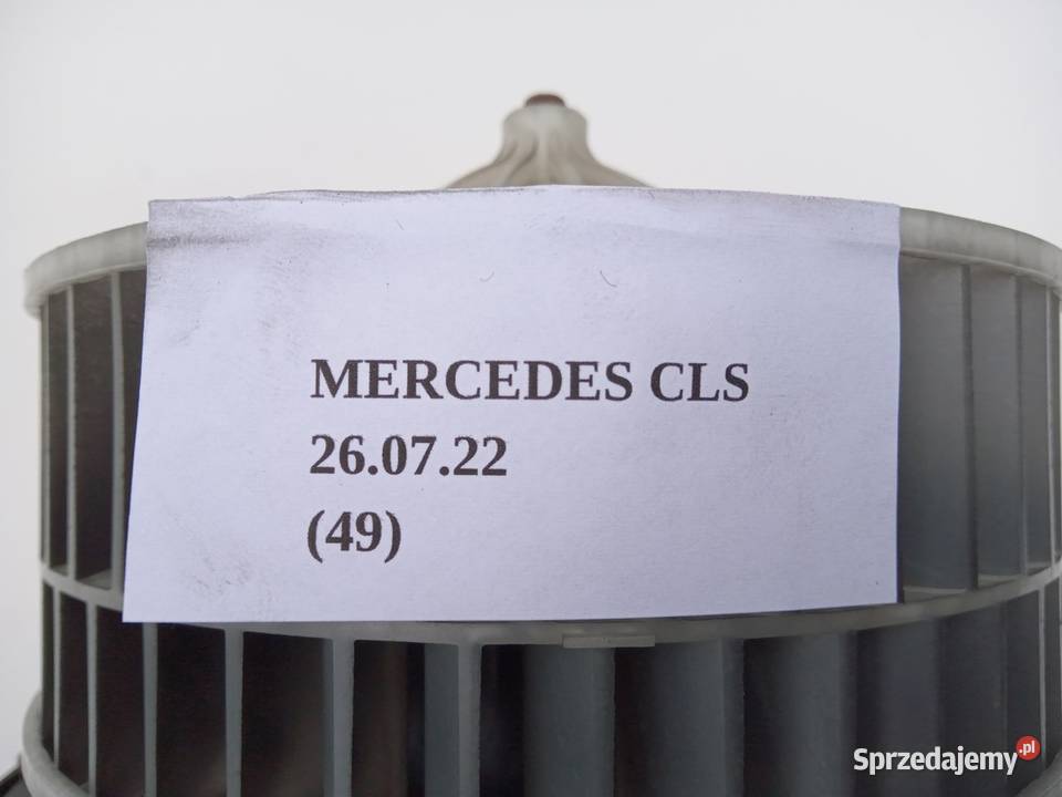 DMUCHAWA WENTYLATOR MERCEDES CLS W219 E KLASA Nowy Tomyśl