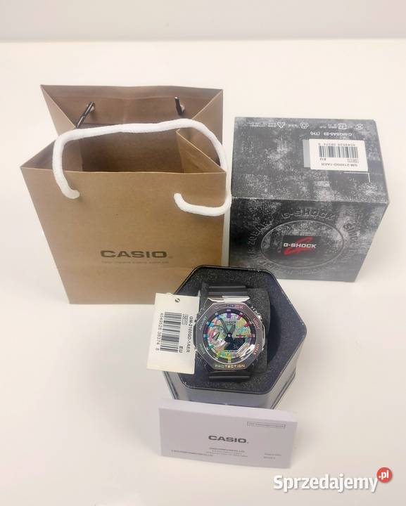 Casio GShock GSteel CasiOak ColorSplattered Męskie Kościan