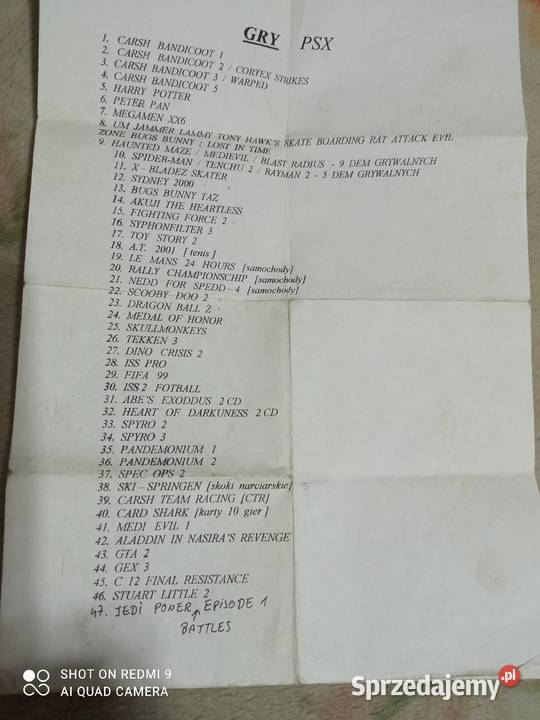 sprzedam konsole PlayStation one komplet z 40 Chorzów