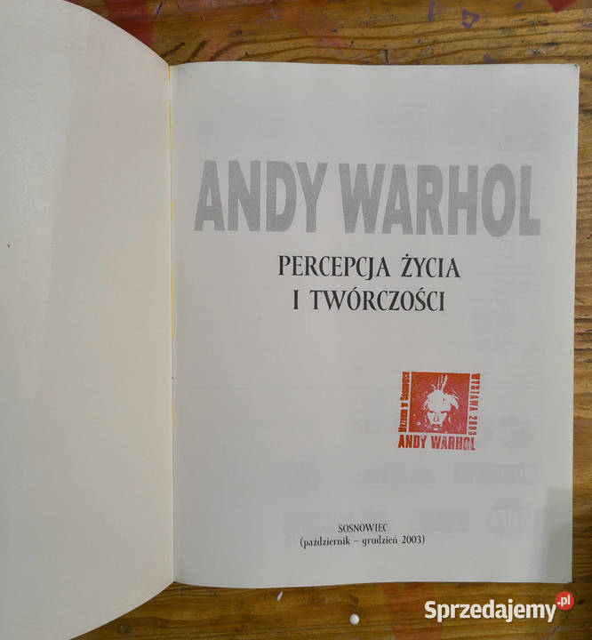 Andy Warhol Muzeum w Sosnowcu 2003 wystawa miękka Sosnowiec