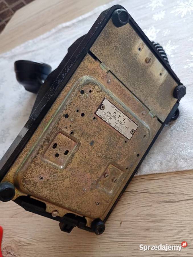 Stary francuski telefon lata 30 wielkopolskie Lubasz sprzedam