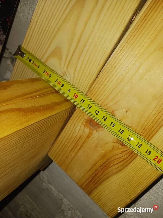 Łóżko drewniane rama ze stelażem materac FDM 95cm mazowieckie Otwock