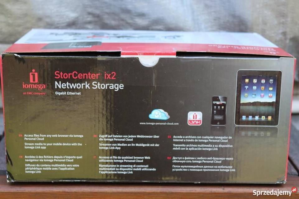 2 zatokowy serwer NAS Iomega StorCenter ix2 QNAP zewnętrzny Warszawa