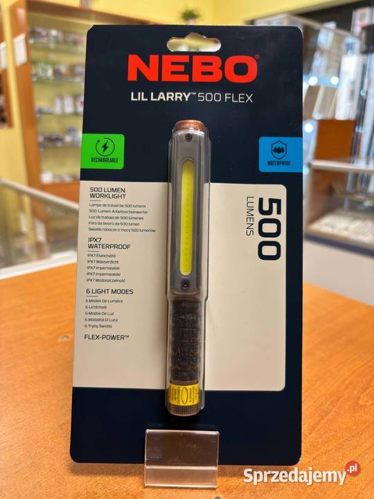 Latarka Warsztatowa Nebo Lil Larry 500 Flex LED warmińsko-mazurskie