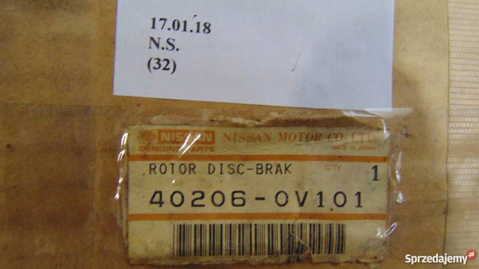 TARCZA HAMULCOWA PRZÓD NISSAN MAXIMA II KPL 2 Nowy Tomyśl