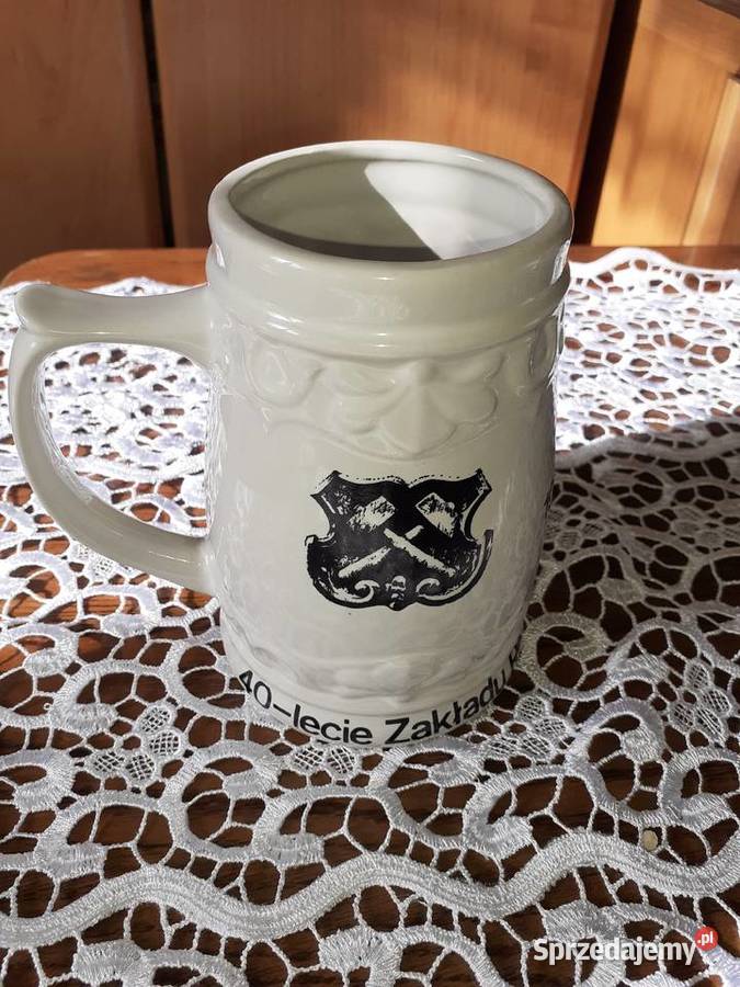Kolekcjonerski kufel do piwa Tułowice 1985 Sosnowiec