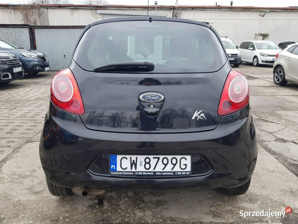 Ford KA 12 Benzyna Klima Zarejestrowany II 2008 lakier metallic Samochody osobowe Włocławek sprzedam