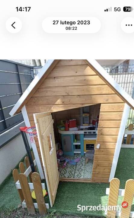 Domek drewniany dzieci Pozostałe Łódź