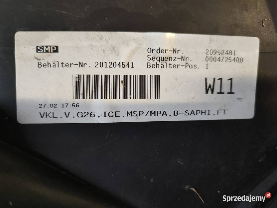 Zderzak Przód Przedni BMW 4 G26 MPakiet 8078573 Pleszew
