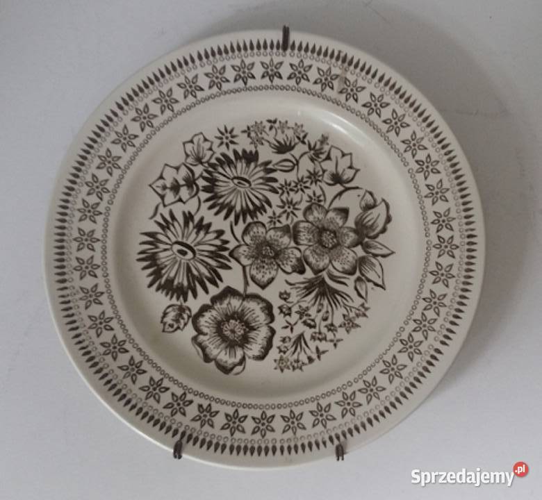 Talerz ścienny Staffordshire Sandstone Antyki, Sztuka, Kolekcje pomorskie