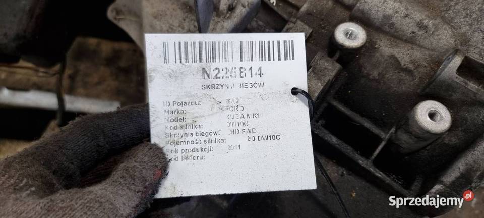 SKRZYNIA BIEGÓW FORD KUGA MK1 AV4R7002AC Lipno