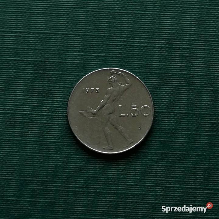 WŁOCHY 50 lirów 1975r
