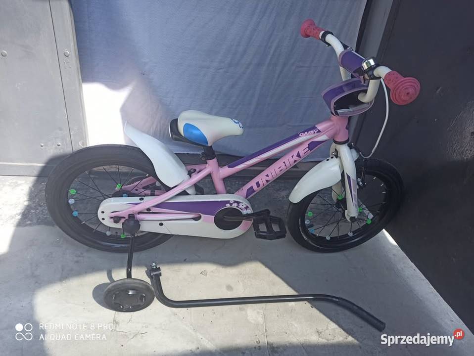 Rowerek Dzieciecy 16 Aluminiowy Unibike Daisy Rowery sprzedam