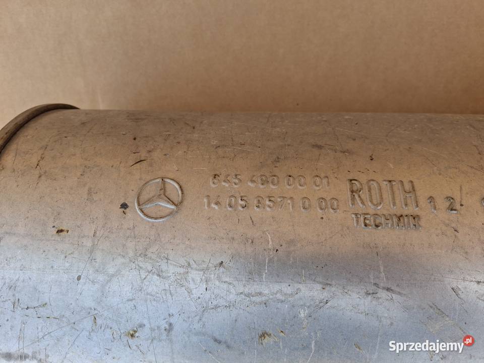 MERCEDES SK 2035 2244 2435 WYDECH TŁUMIK Bieleń