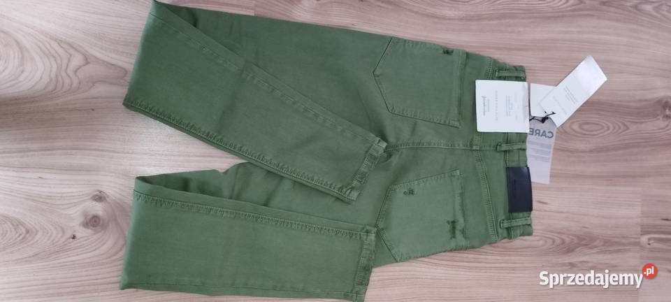 spodnie stradivarius r32 16060A skinny green Zamość sprzedam