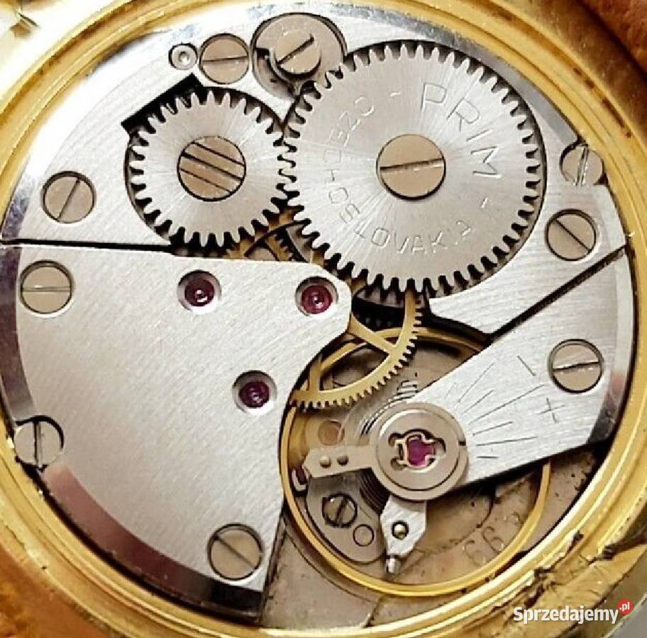 Rzadki zegarek PRIM 17 Jewels mechaniczny Chorzów