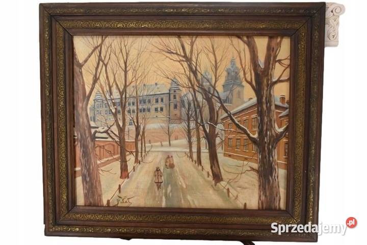 J Fałat Wawel Widok na Zamek Królewski Stary małopolskie Kraków