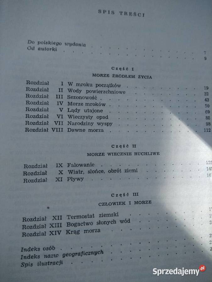 Pierwsze wydanie książki Morze wokół nas