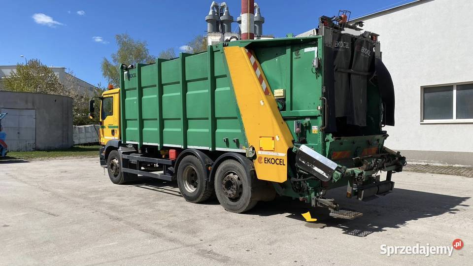 MAN TGM 26290 śmieciarka podwozie 6x2 Ekocel XLS 7500cm3 świętokrzyskie Nowiny sprzedam
