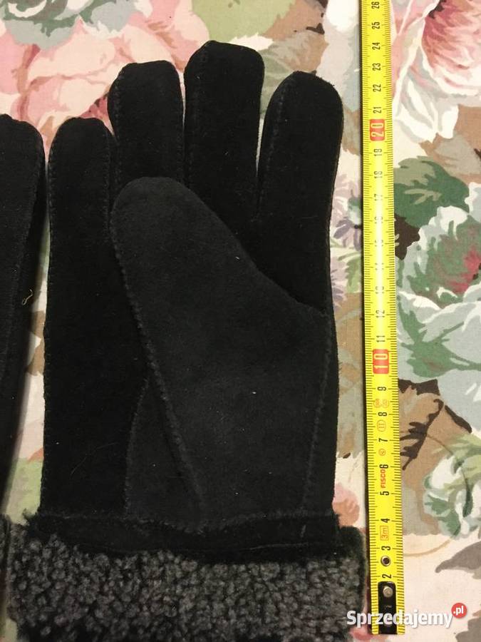 Rękawiczki futrzane Zielonka sprzedam