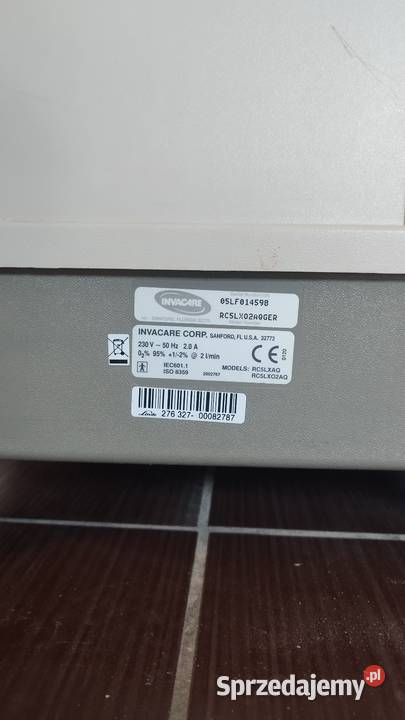 Stacjonarny koncentrator tlenu Invacare 5 do 5