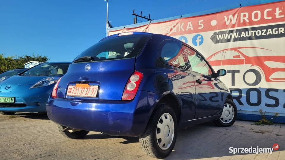 Nissan Micra 12 Benzyna Oszczędny Klimatyzacja Wrocław