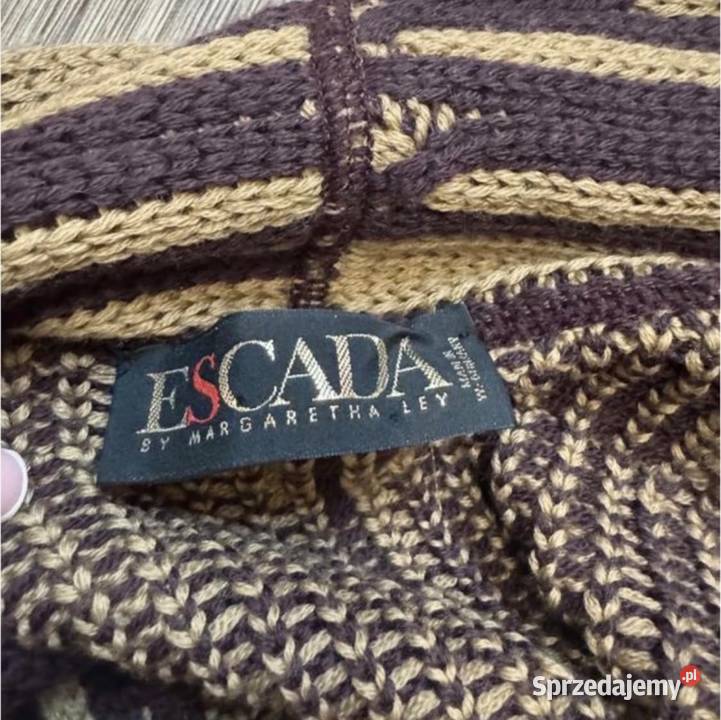 Escada by Margaretha Ley vintageowy kardigan z małopolskie