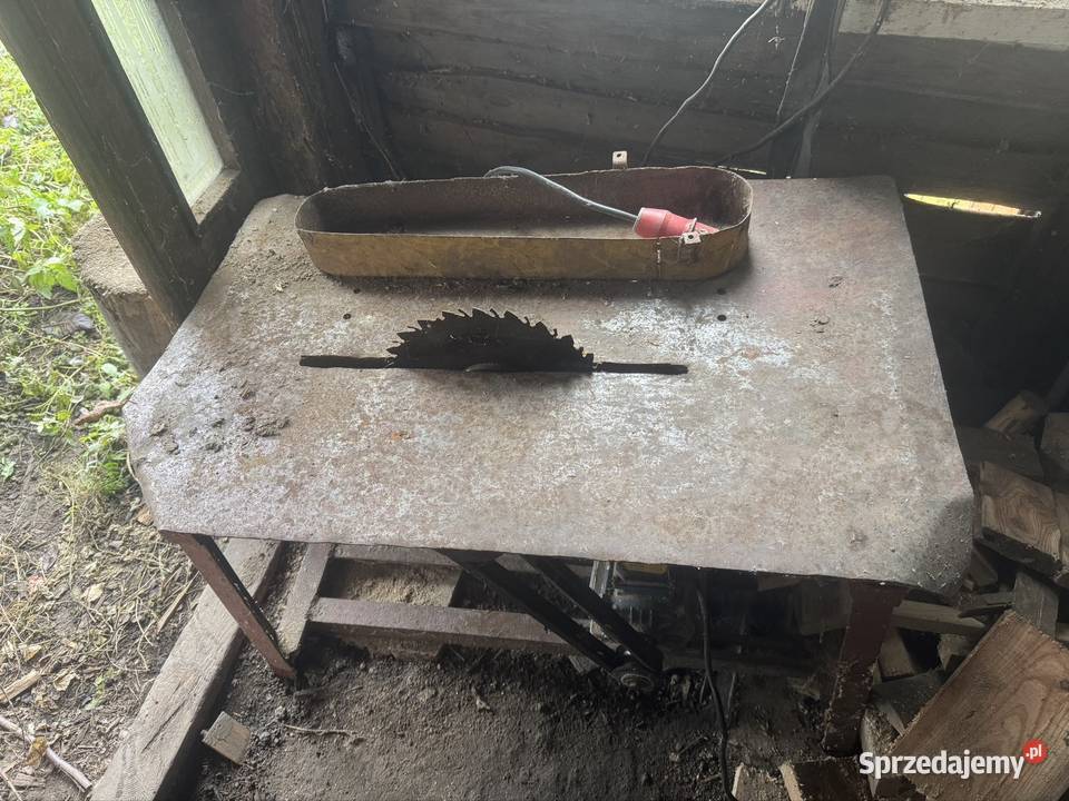 Piła cyrkulatka sprawna silnik na siłe