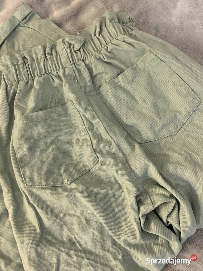 Spodnie mam jeans miętowe NOWE Jasło sprzedam
