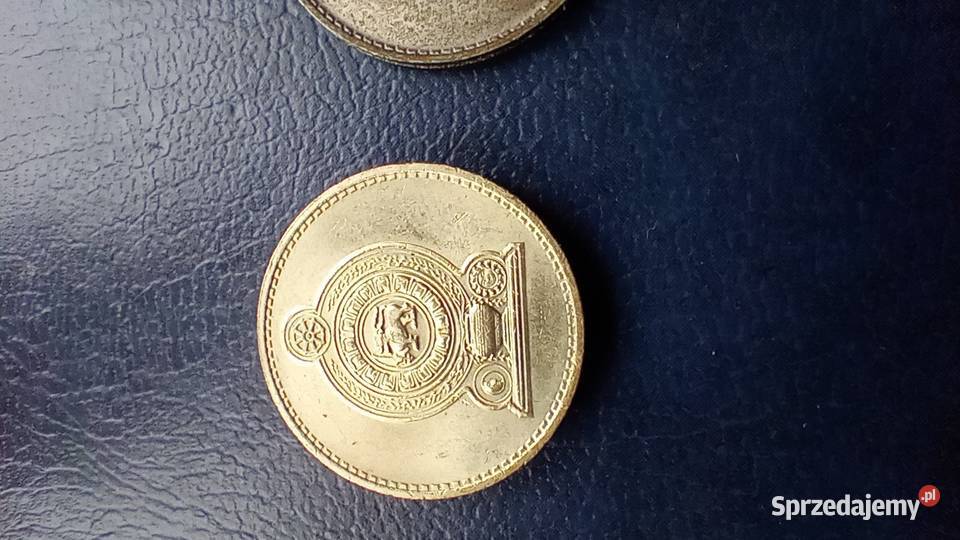 Stare monety 5 rupi 1986 i 1 rupia 1975 Sri Lesko