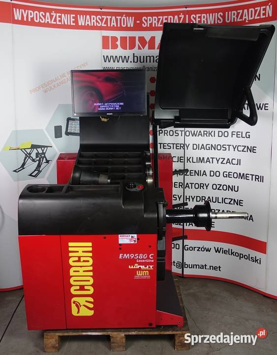 Włoska wyważarka do kół Corghi EM 9580 C Laser Gorzów Wielkopolski