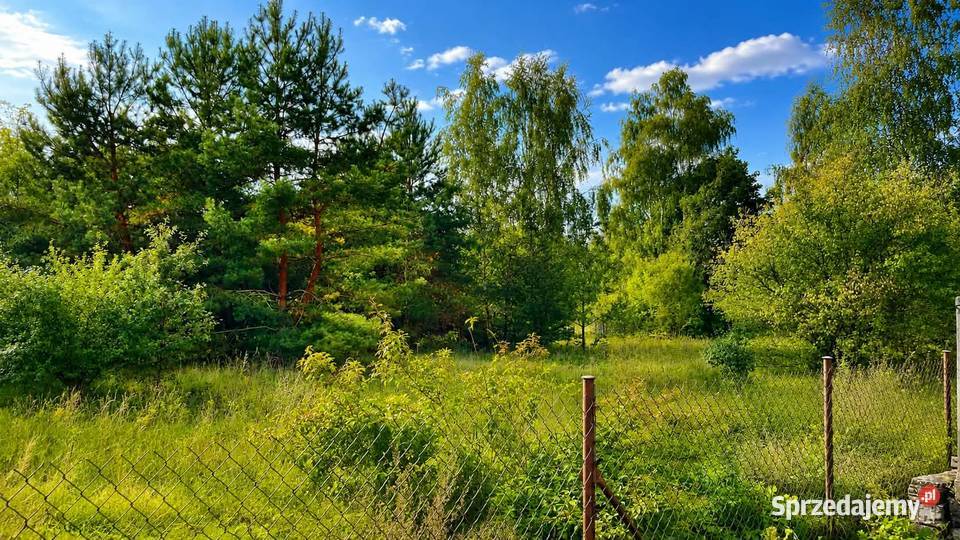 Działka budowlana 1233 m 10 min Sokołowa 95 000 mazowieckie