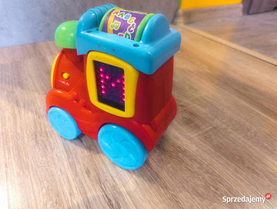 Fisher Literkowy Pociąg nauka alfabetu piosenki małopolskie Kraków sprzedam