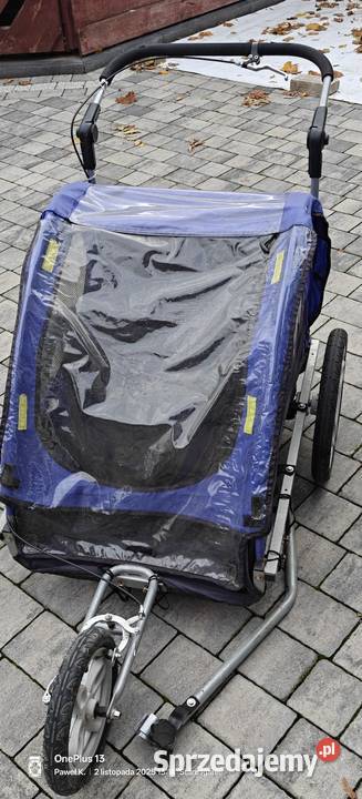 Riksza do roweru dwójki dzieci Stare Iganie