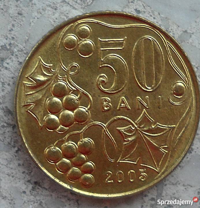 MOŁDAWIA50 BANI2005 r WINOGRONA Legionowo