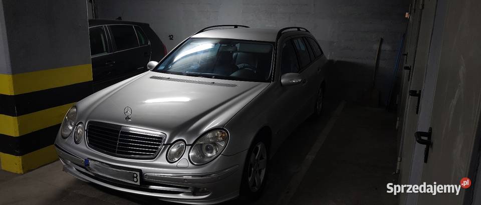 Mercedes E320 CDI R6 hak PDC klima skóra okazja Środa Śląska