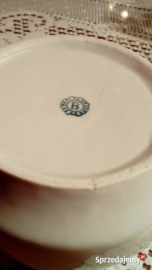 Talerz porcelanowy kolekcjonerski sygnowany Warszawa