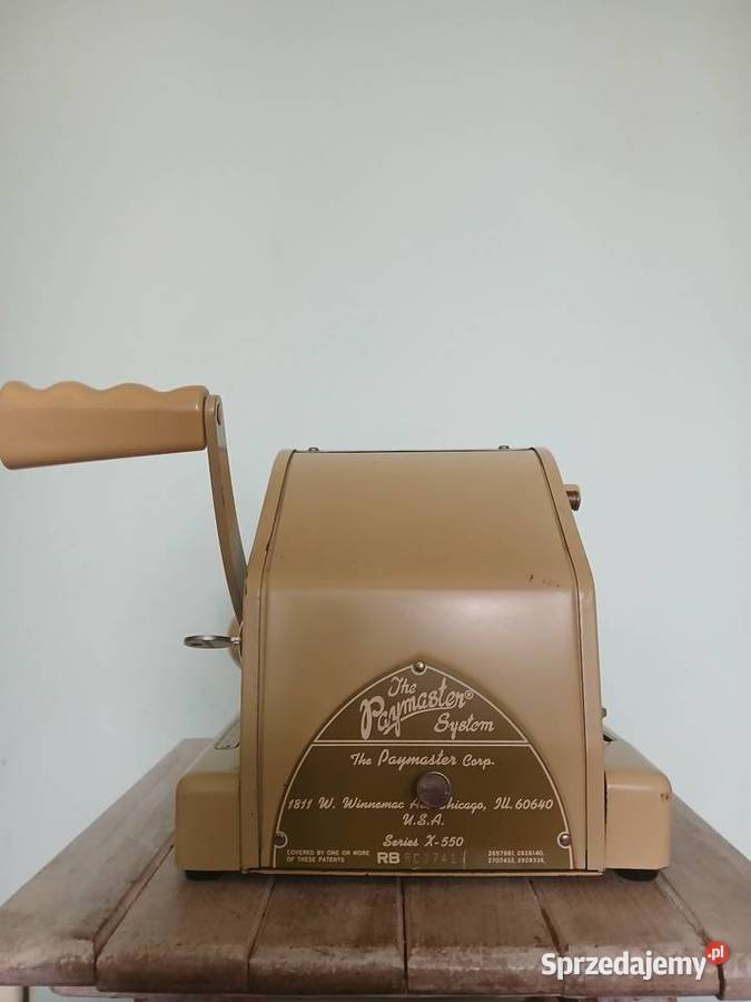 Stara maszyna do liczenia Paymaster X 550 Us Kraków sprzedam