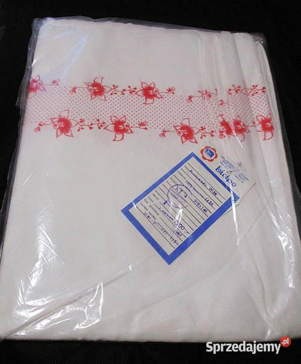 Prześcieradło Bawełna 140210 Nowe PRL 1987 r Nieporęt sprzedam