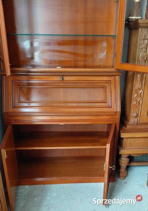 witryna z biurkiem sekretarzyk wysoki połysk 209 Kredensy i witryny kujawsko-pomorskie Byczyna