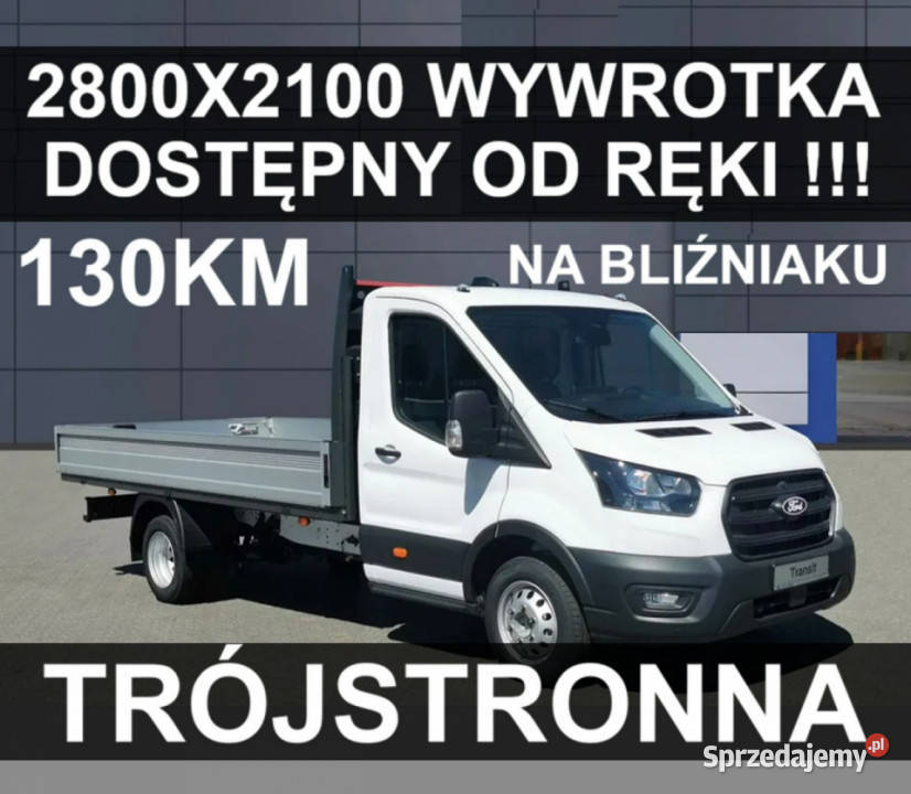 Ford Transit Wywrotka 3strna blixniaku 2800x2100 manualna Ford Szczecinek