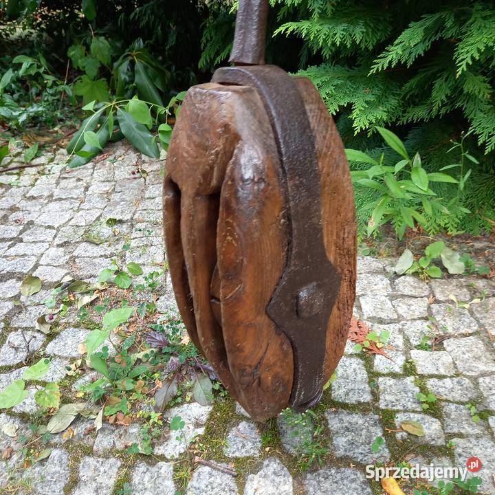 Marynistyka żeglarstwo duży blok linowy bloczek Warszawa sprzedam