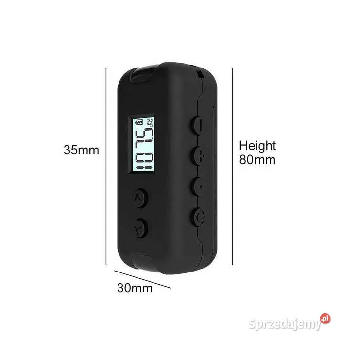 Mini Radio FM 50108MHz z Wyświetlaczem LCD Radio mazowieckie Warszawa